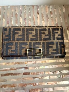 Fendi Zucca Long Wallet